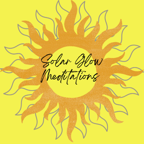 SolarGlowMeditations Logo Sticker 2" Round - 2 Pack